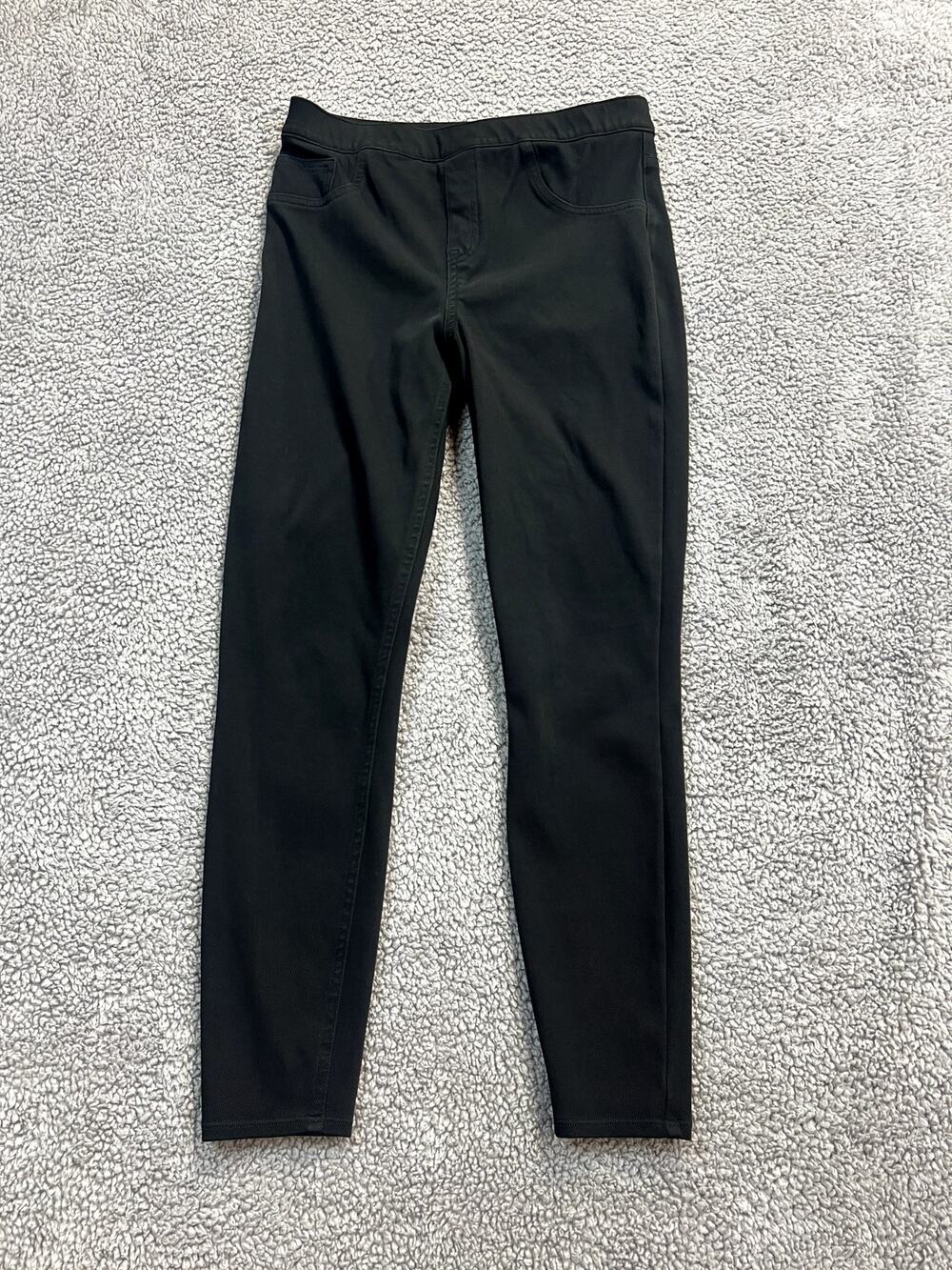 Spanx Pants Women's Size L Black Tummy Control Skinny (0832)